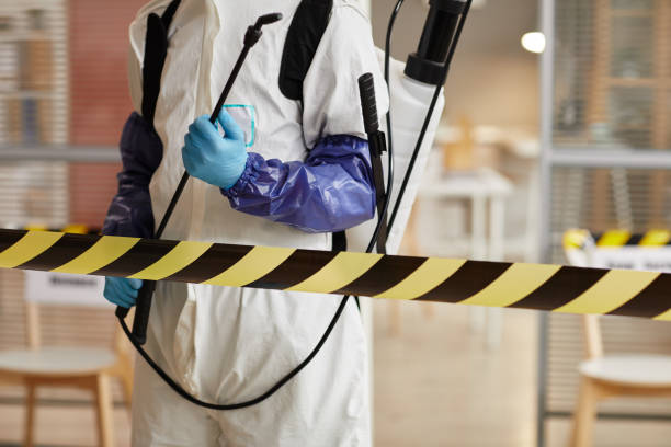 Professional Blood Cleanup technician working in Columbia, NJ